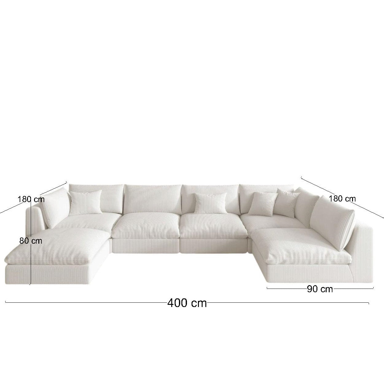 Planke Sofa U Shape