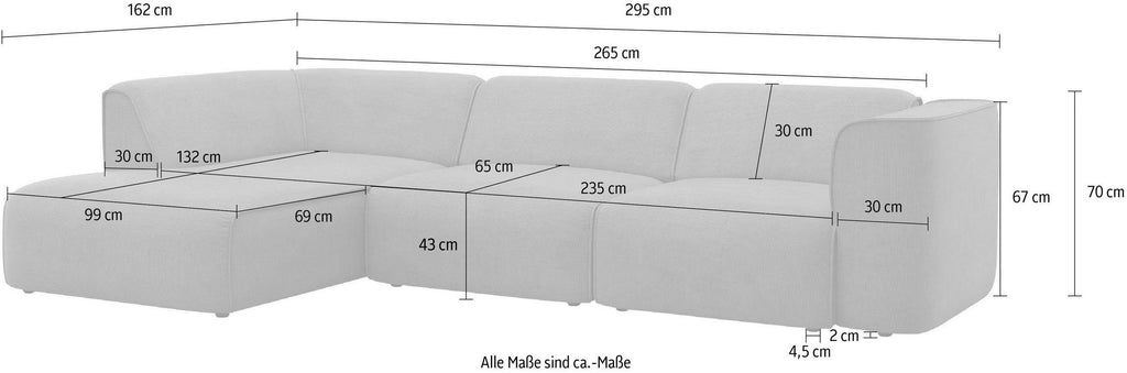 James Sofa L shape