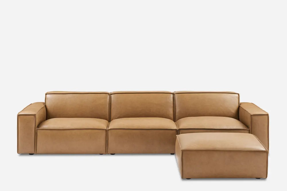 Meraki Sofa L Shape with pouf