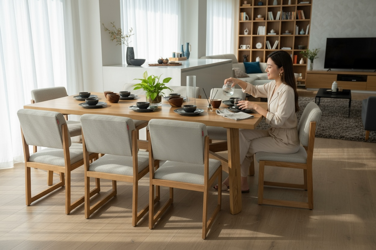 Briva Dining room with 8 Chairs