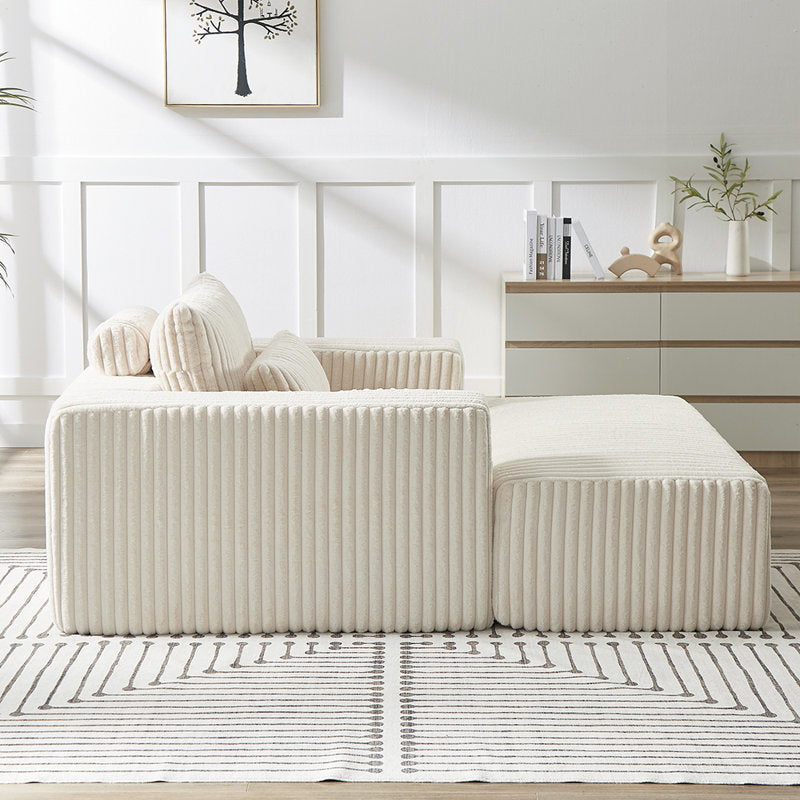 Zeya Armchair with pouf