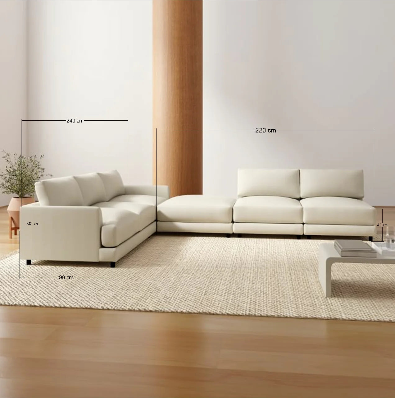 Elisei Sofa L Shape