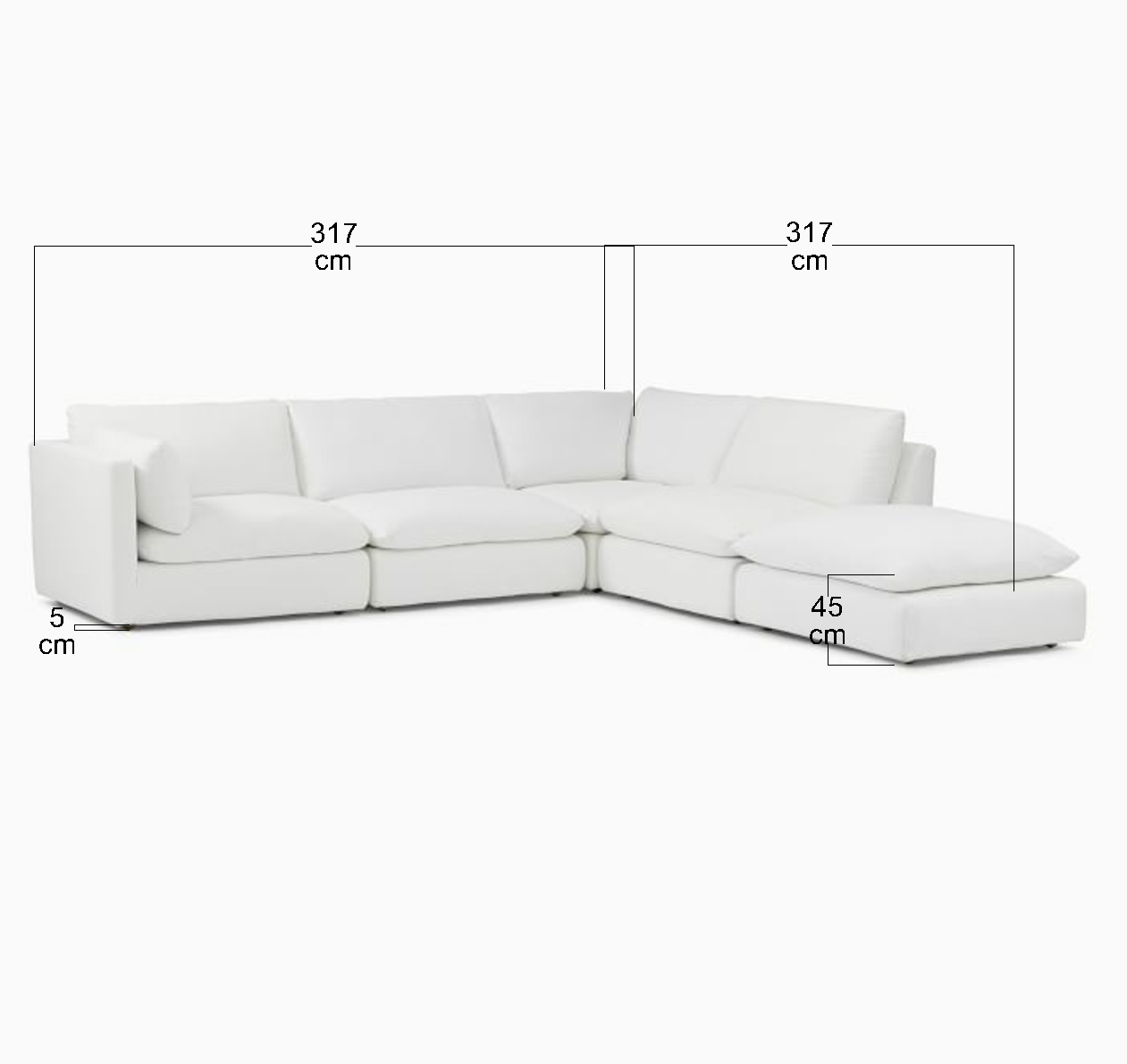 Clay Sofa L Shape