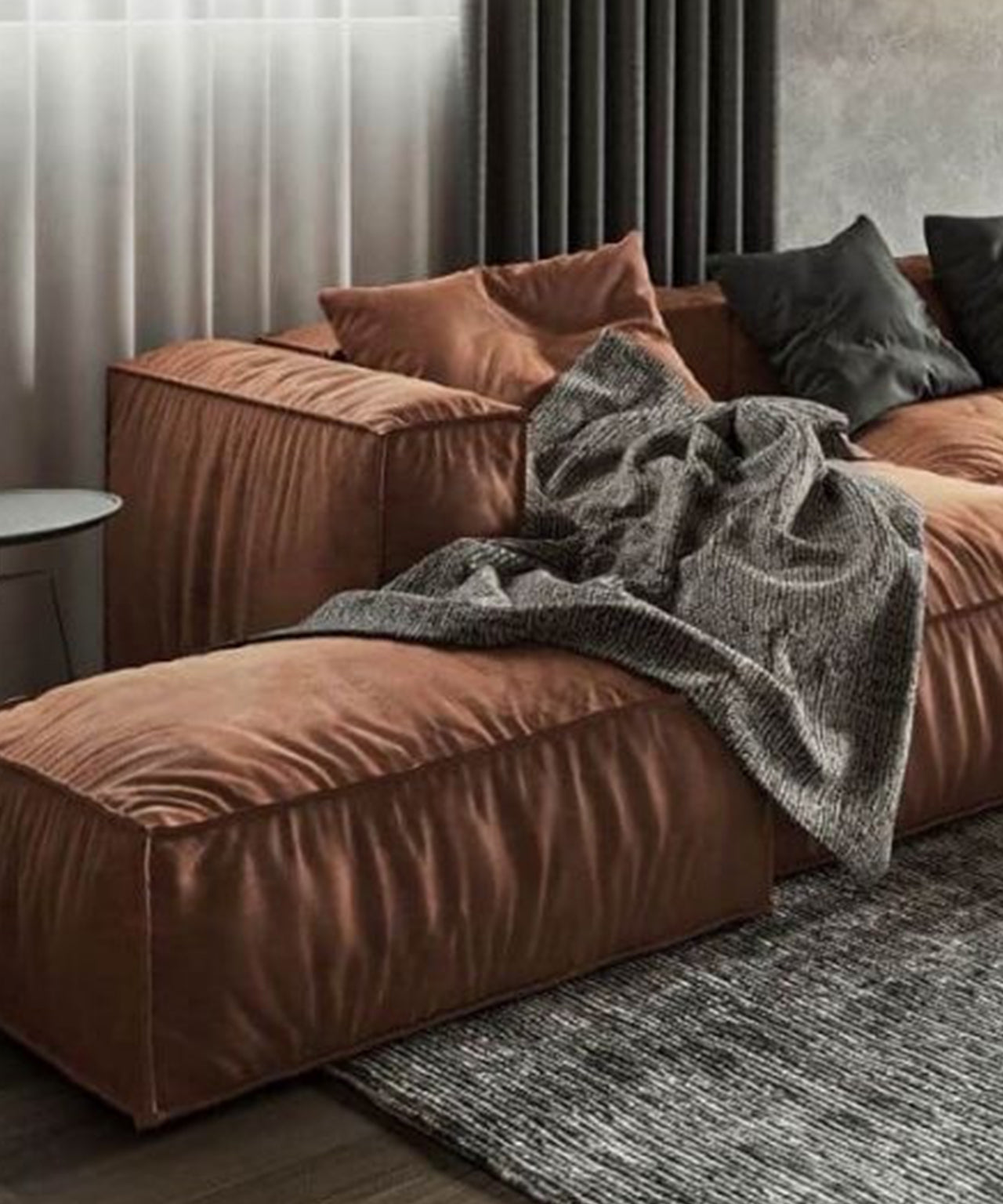 Lwes Corner L shape + Pouf