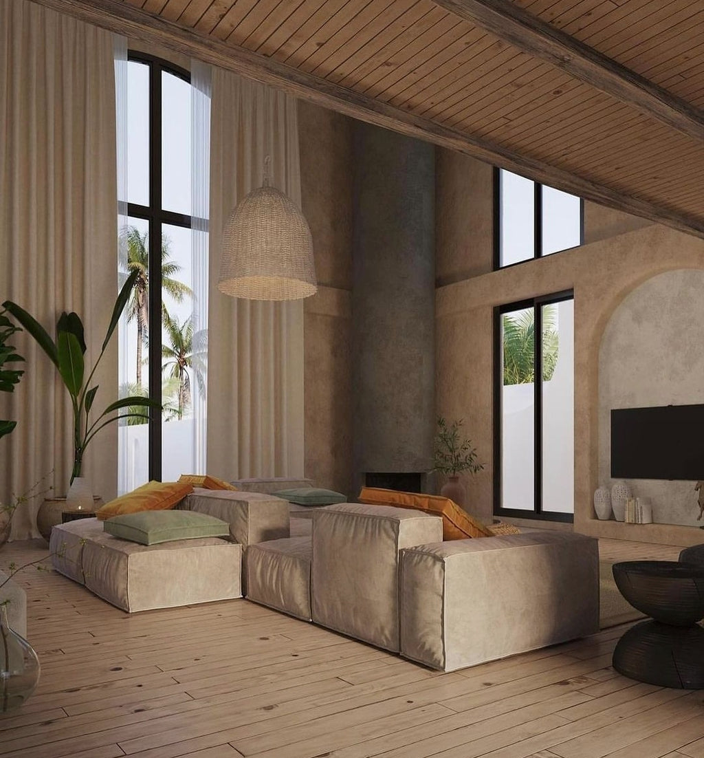 Sandro Corner L shape+2 poufs